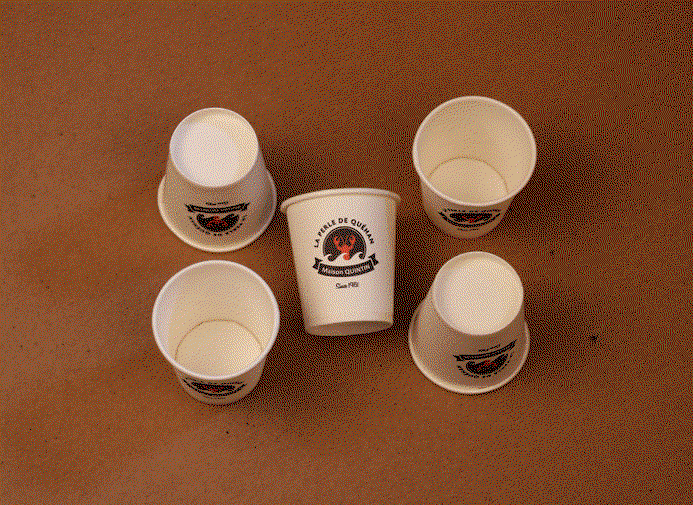 image Gobelet en carton 60ml simple paroi avec impression personnalisée