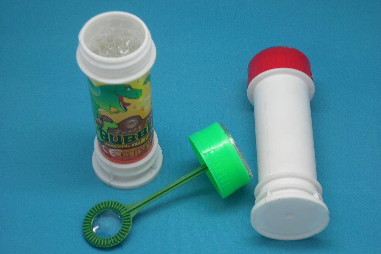 Bouteille bulle de savon avec étiquette personnalisée image