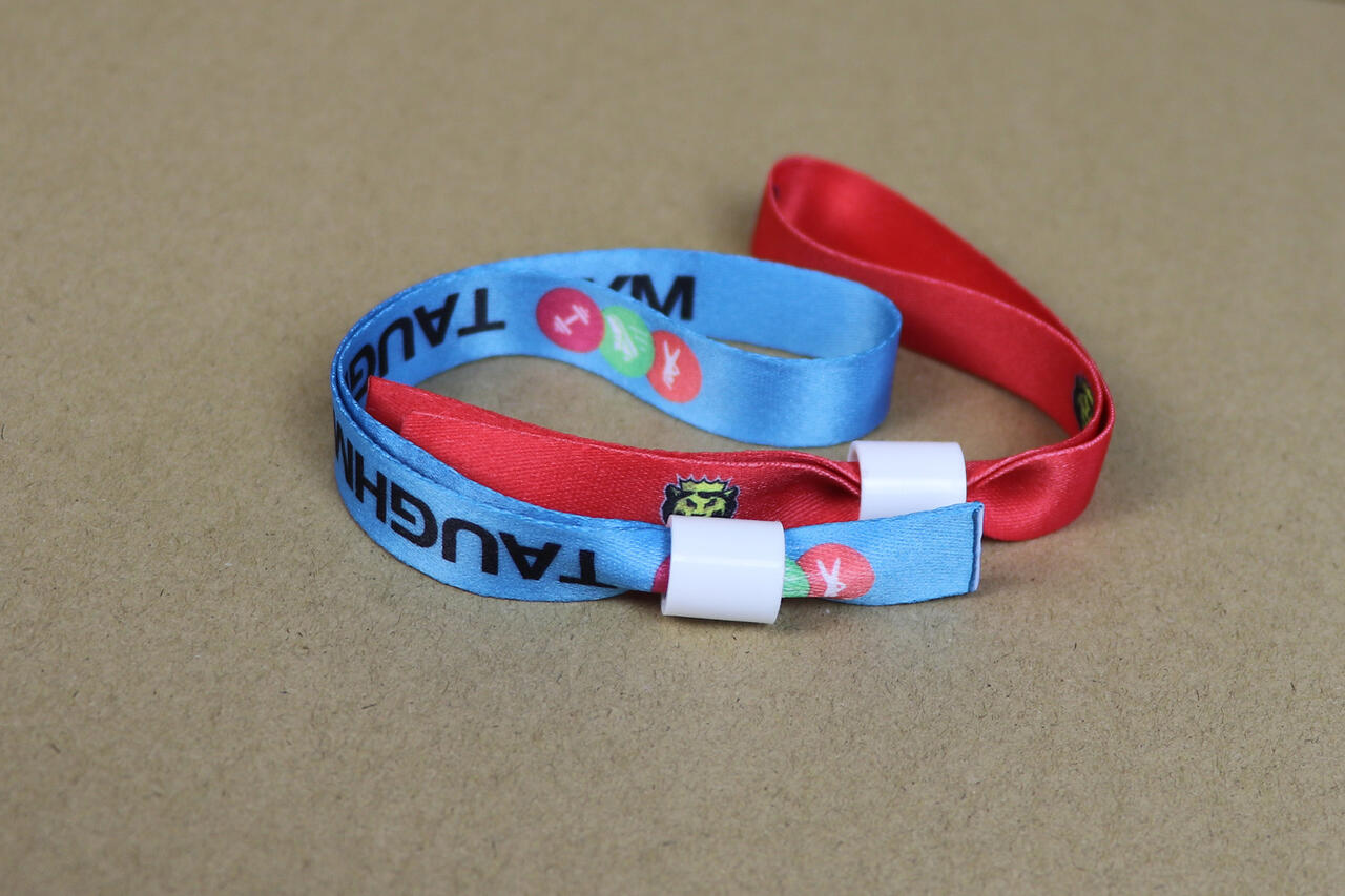 Woven festival wristbands 5/8 inch wide image