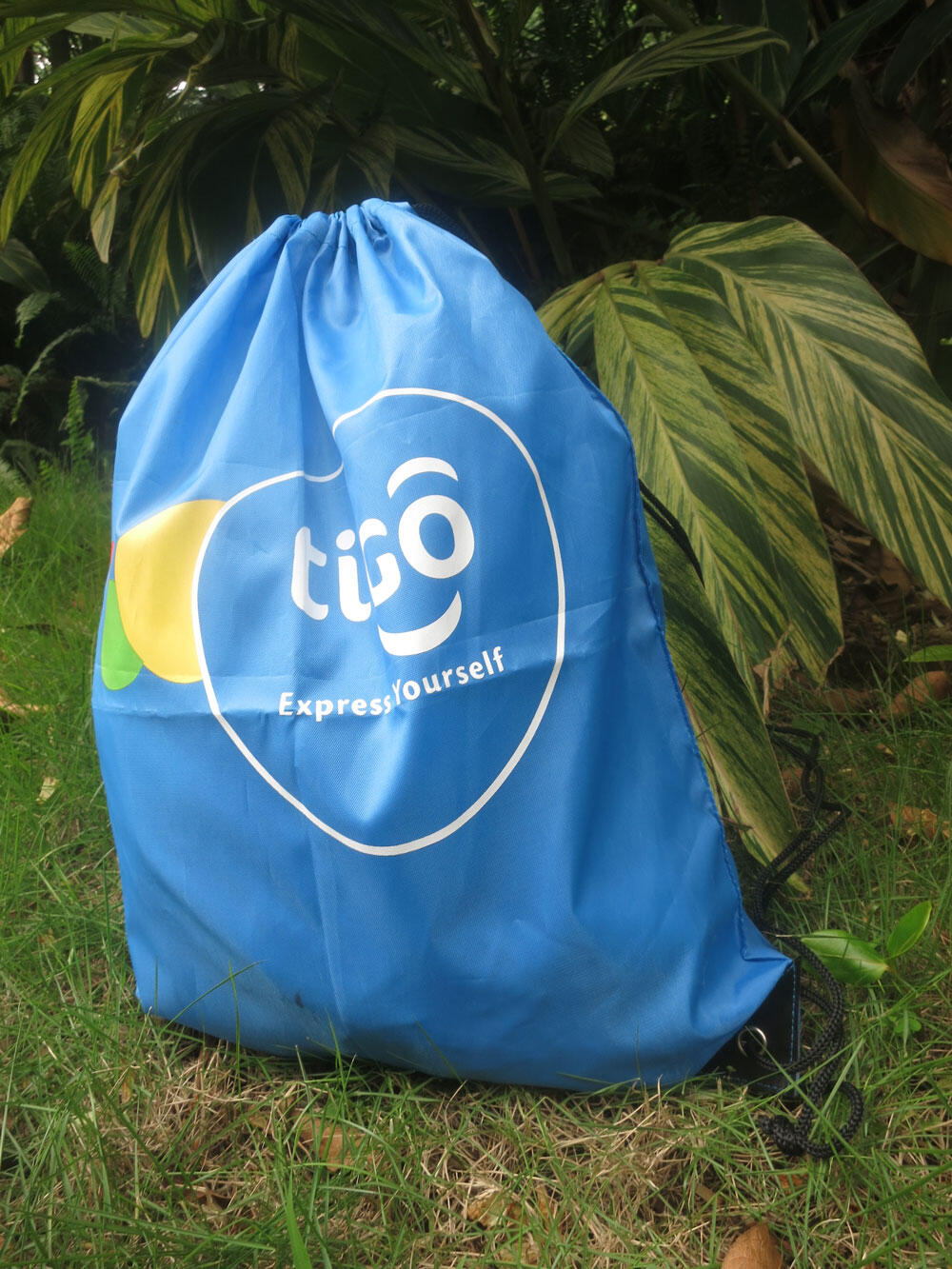 Sac de sport polyester avec cordon 47x38cm - Impression personnalisée image