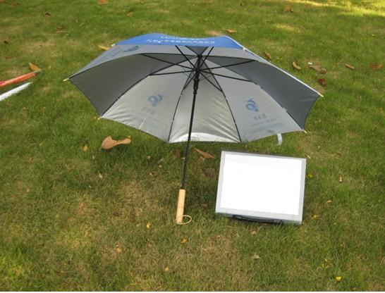 Custom printed straight umbrella 23" image