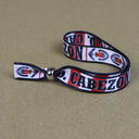 Woven festival wristbands 5/8 inch wide image