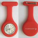 Montre d'infimière en silicone avec logo personnalisé image