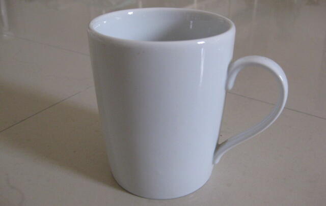 Custom logo ceramic mug 8x7x10cm image