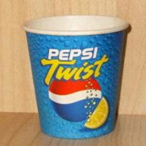 Paper cup 3 oz with custom print and single wall image