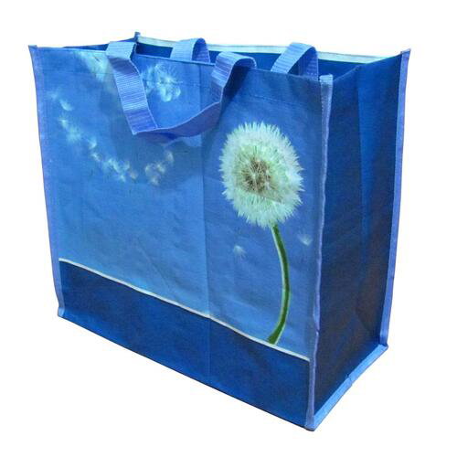 Laminated PP woven bag 40x40x15cm printed with your artwork Sac publicitaire personnalisé en PP tissé laminé 40x40x15cm image