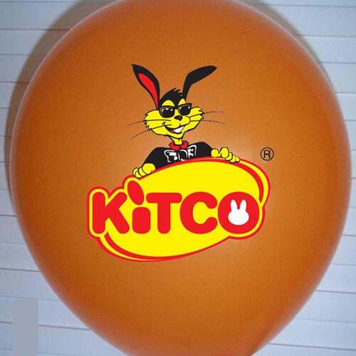 Custom printed 12" (30cm) balloon with your logo or design Custom printed 12" (30cm) balloon with your logo or design image