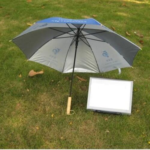 Custom printed straight umbrella 21" image